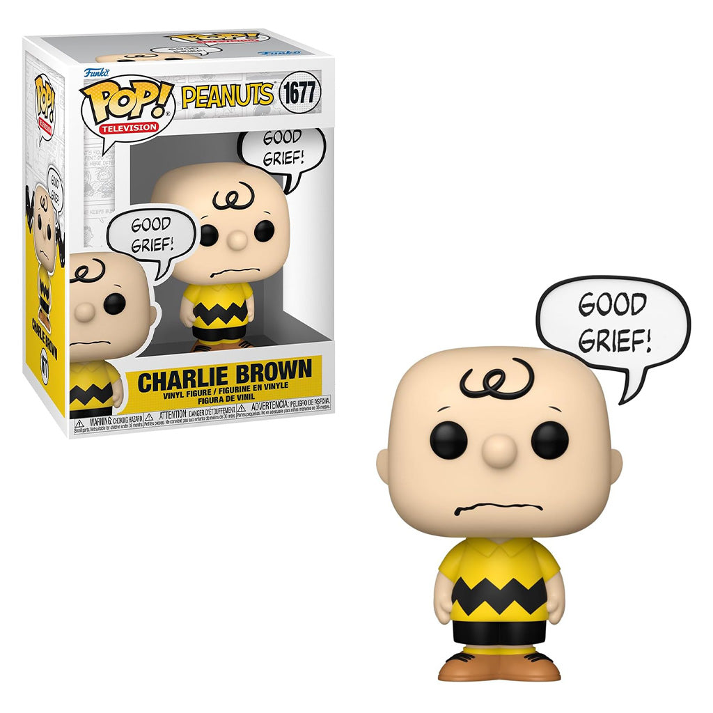 FUNKO POP PEANUTS CHARLIE BROWN GOOD GRIEF 1677