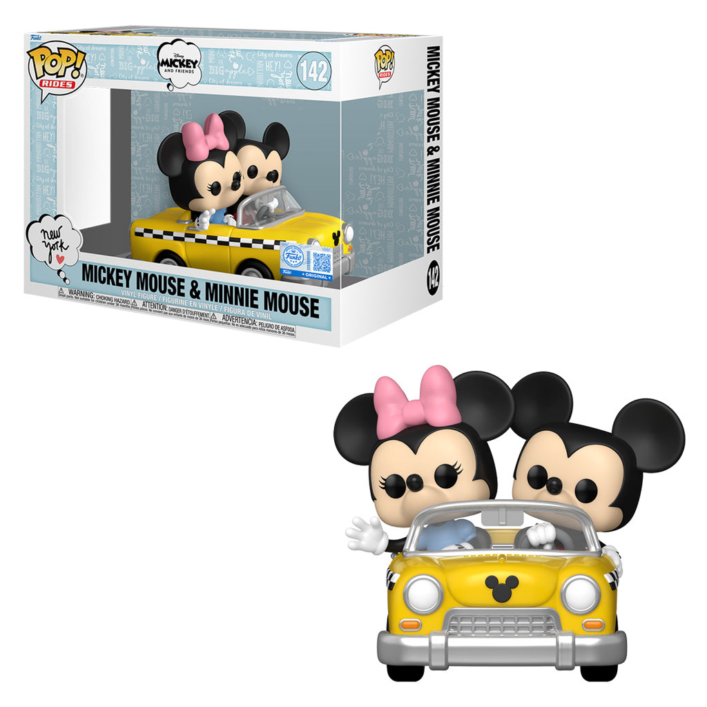 FUNKO POP DISNEY MICKEY AND FRIENDS *RIDES* MICKEY & MINNIE *EX* 142