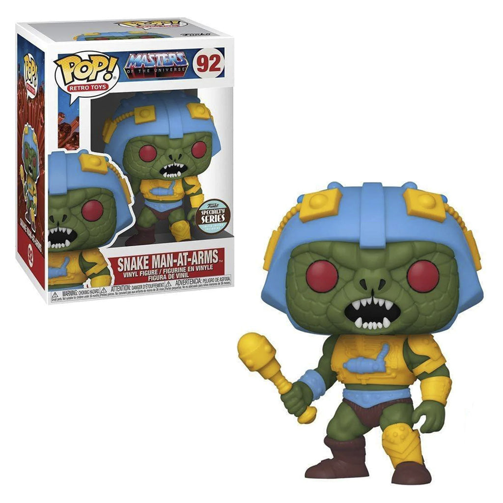 FUNKO POP TV MASTERS OF THE UNI.RETRO SNAKE MAN-AT-ARMS *EX* 92