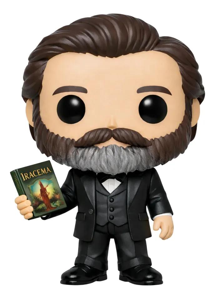José De Alencar Personalizado em 3D Estilo Pop