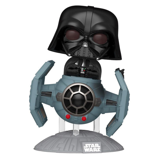 FUNKO POP DELUXE: STAR WARS DARKSIDE - DARTH VADER WITH TIE ADVANCED X1 STARFIGHTER 742