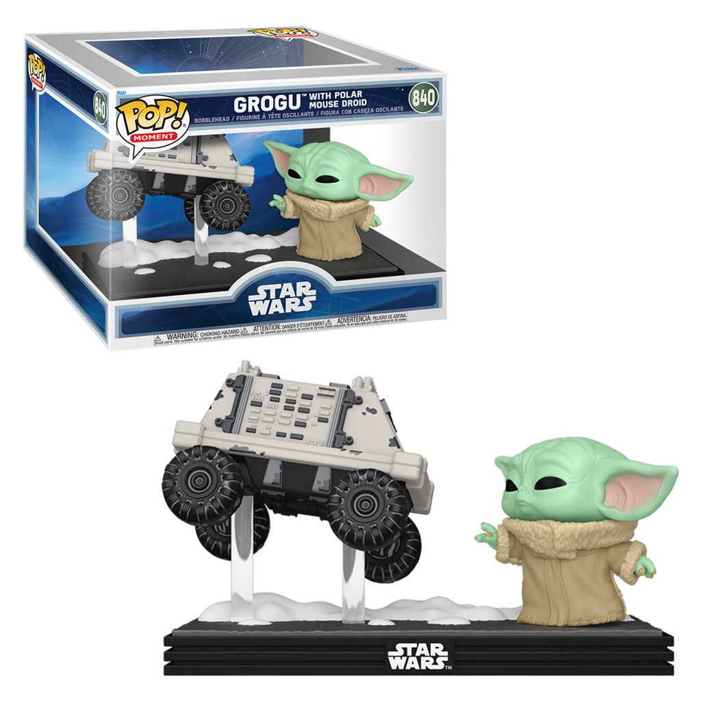 FUNKO POP STAR WARS - GROGU WITH POLAR MOUSE DROID 840