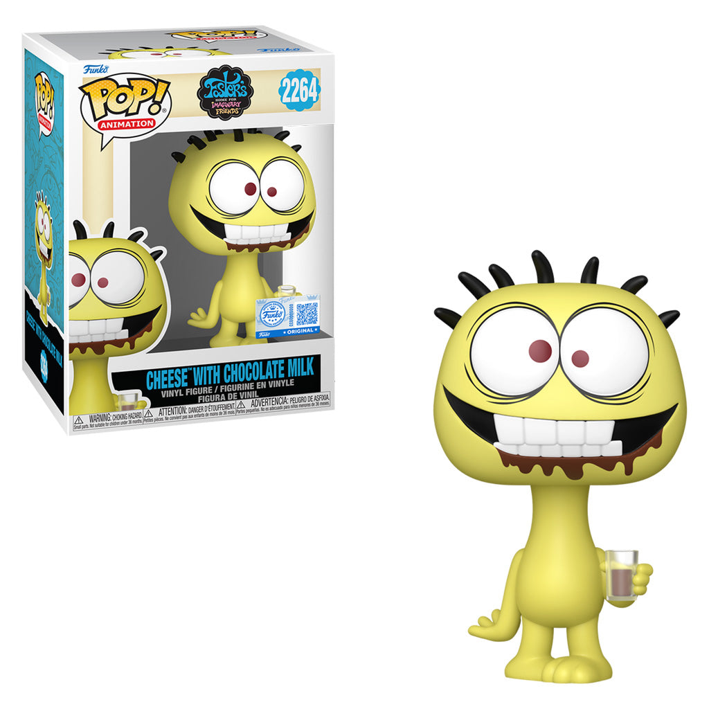 FUNKO POP FOSTERS HOME IMAGINARY FRIENDS CHEESE W/CHOCOLATE EX* 2264