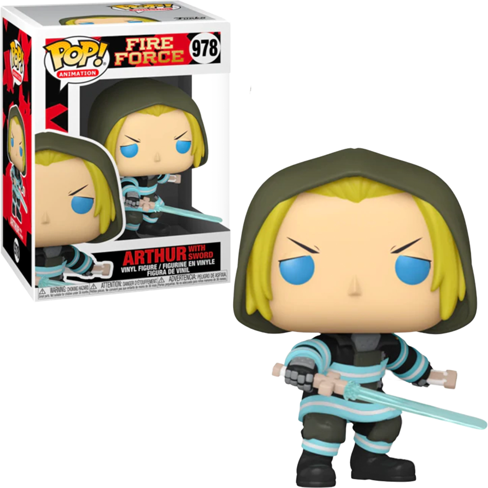 FUNKO POP FIRE FORCE ARTHUR W/SWORD 978