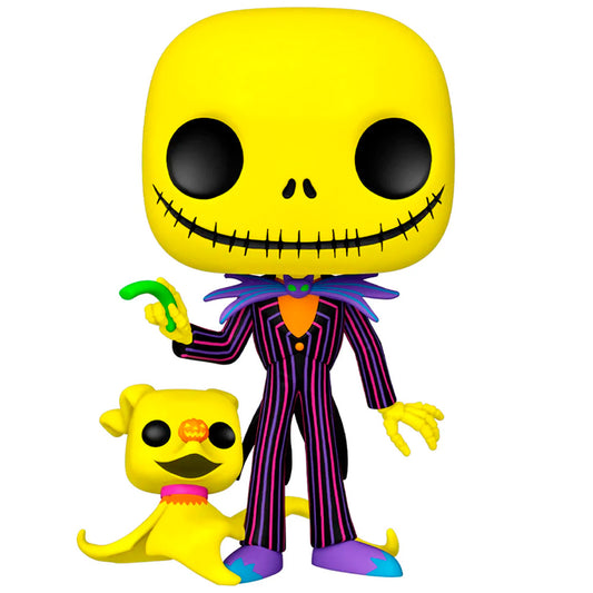 FUNKO POP DISNEY THE NIGHTMARE BEFORE CHRISTMAS BLACKLIGHT - JACK 809 (SUPER SIZED 10")