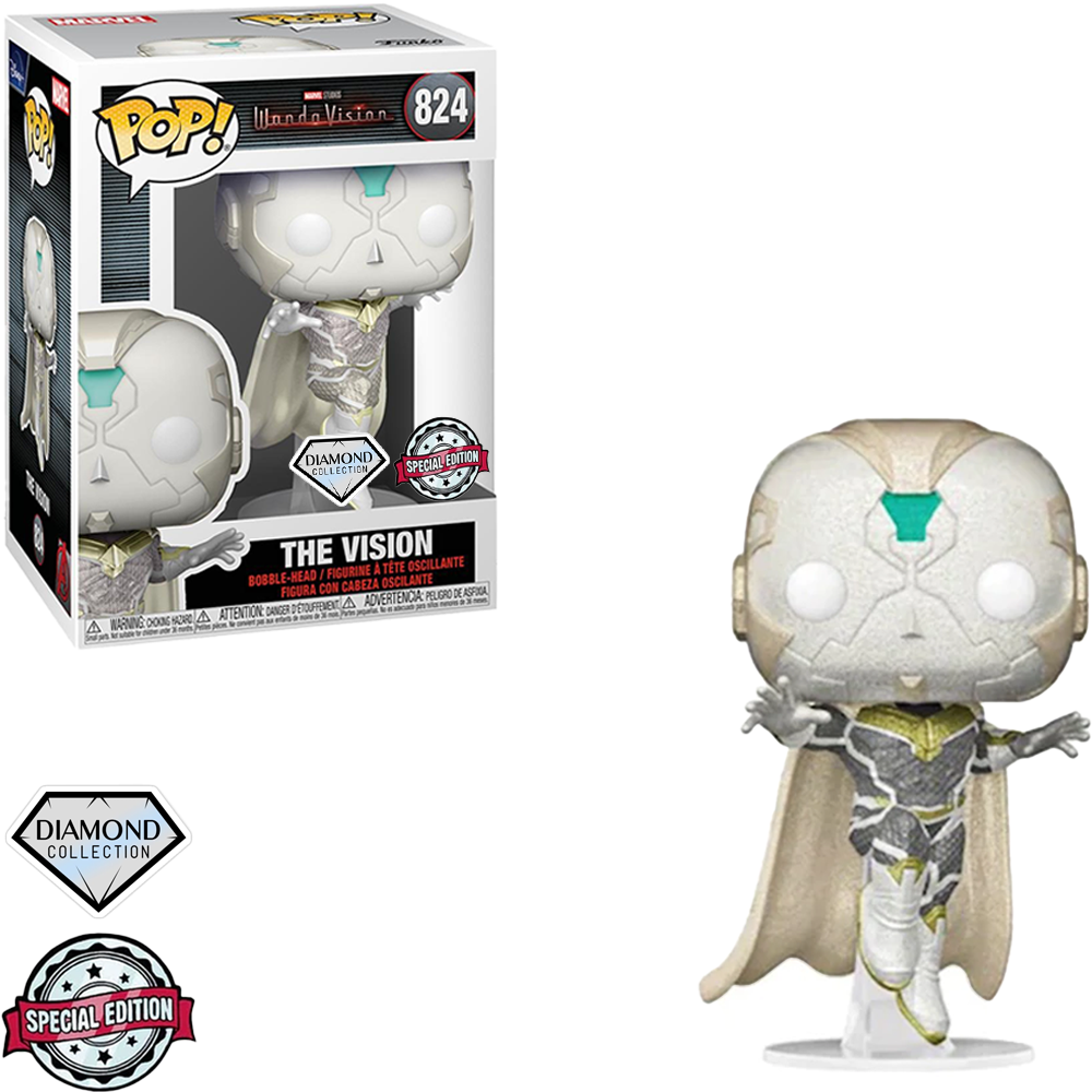FUNKO POP MARVEL WANDA VISION THE DIAMOND *EX* 824