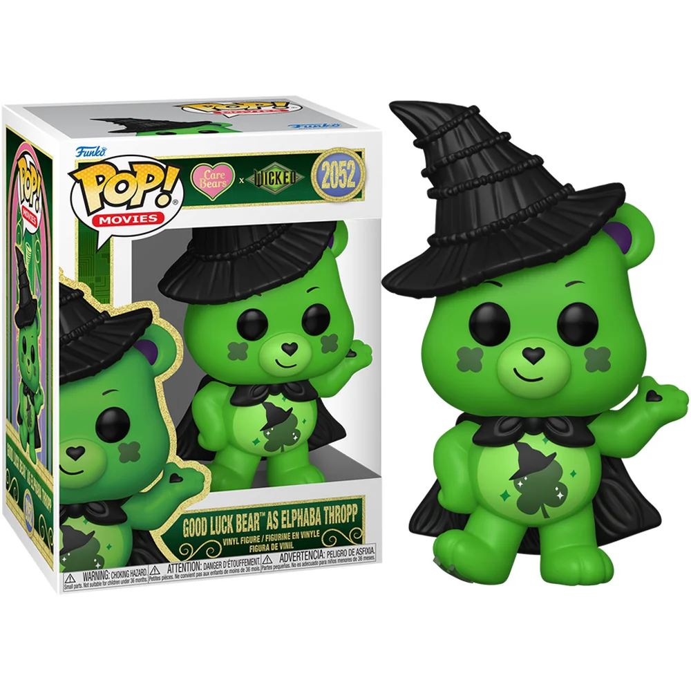 FUNKO POP CARE BEARS X WICKED - GOOD LUCK BEAR AS ELPHABA THROPP 2052