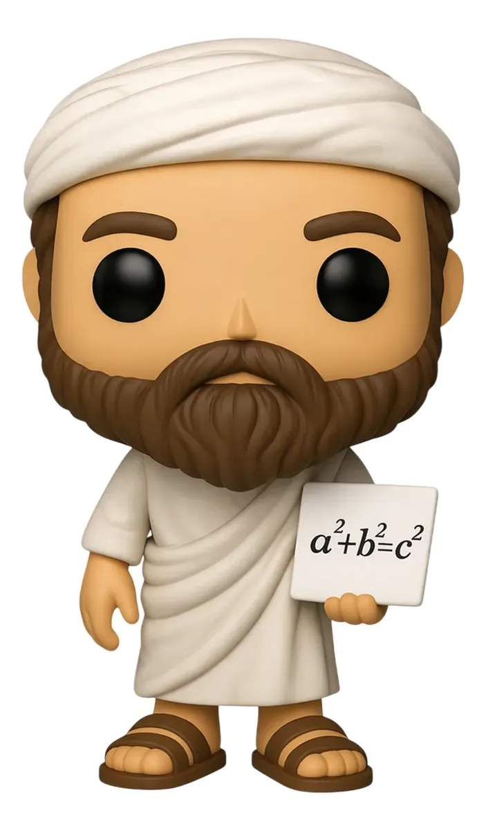 Pitágoras Personalizado em 3D Estilo Pop