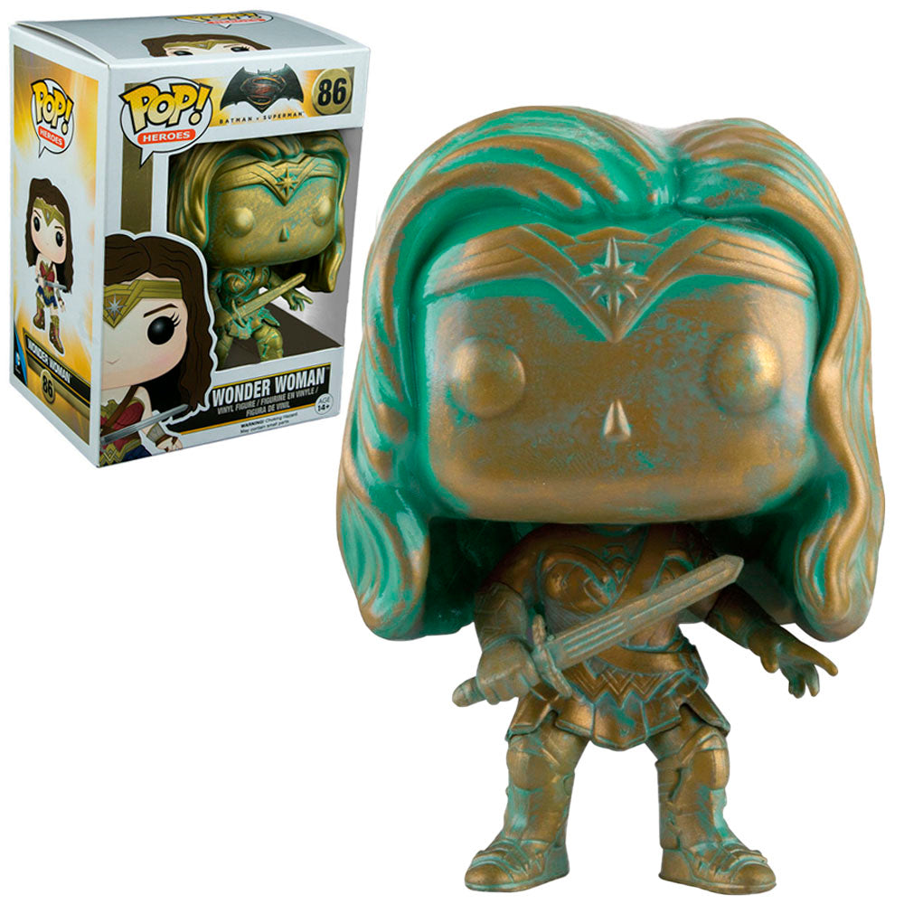 FUNKO POP BATMAN VS SUPERMAN WONDER WOMAN PATINA *EX* 86