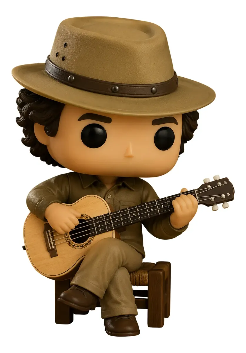 Almir Sater Personalizado em 3D Estilo Pop