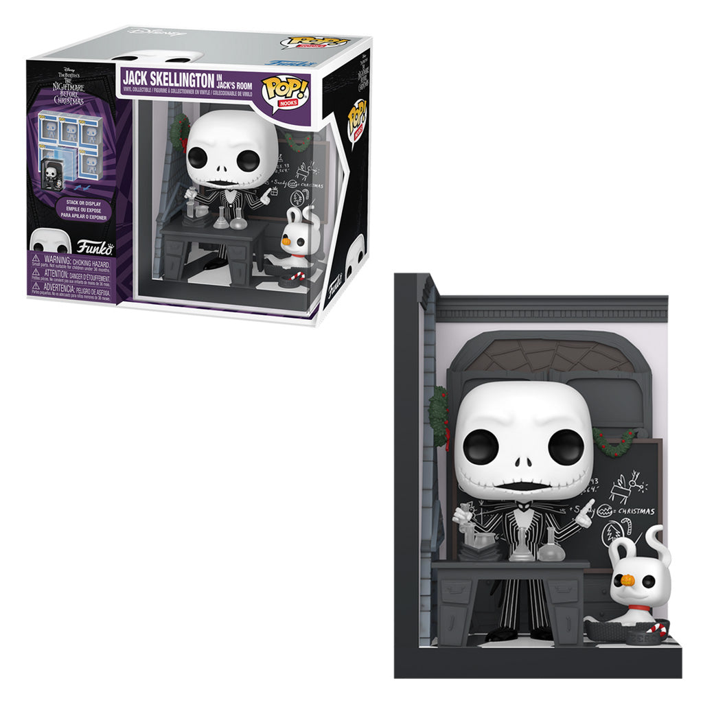 FUNKO POP NOOKS DISNEY TNBC JACK SKELLINGTON IN ROOM 90377