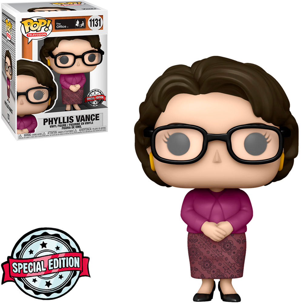 FUNKO POP THE OFFICE PHYLLIS VANCE *EX* 1131