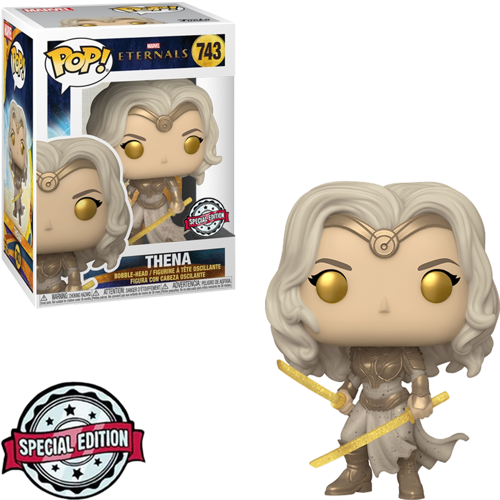 FUNKO POP MARVEL ETERNALS THENA W/TWO SWORDS *EX 743