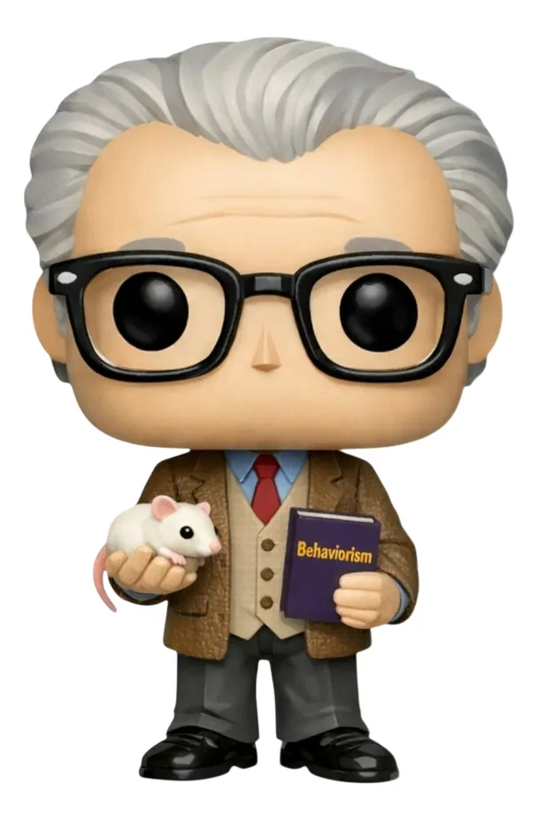 B. F. Skinner Personalizado em 3D Estilo Pop