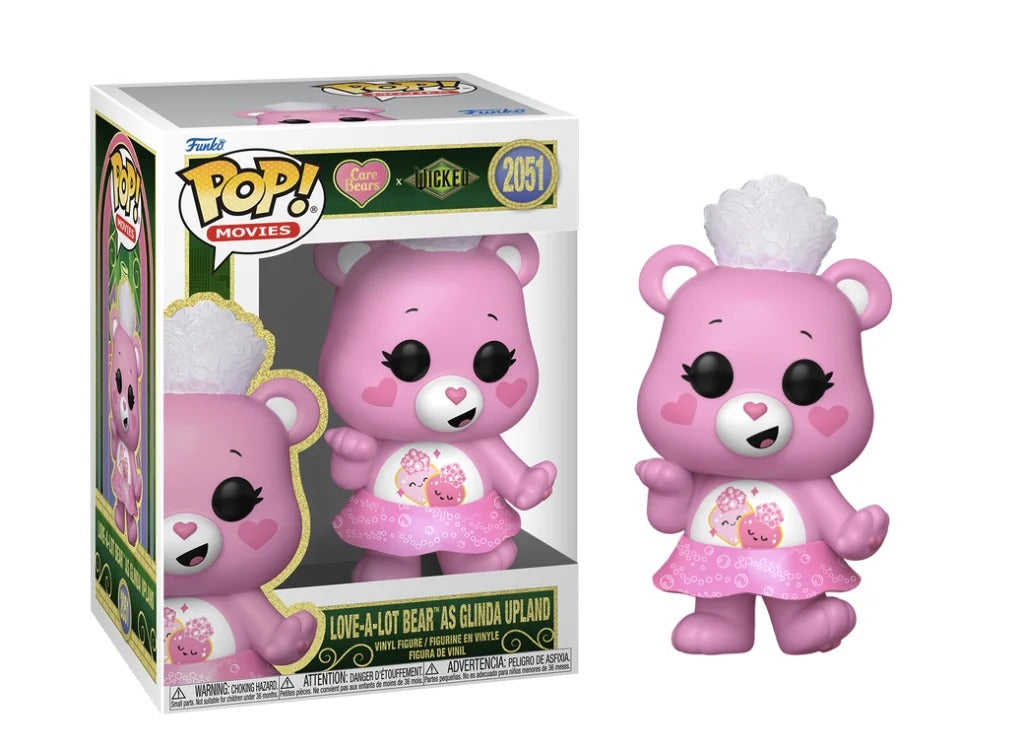 FUNKO POP CARE BEARS X WICKED - LOVE-A-LOT BEAR AS GLINDA UPLAND 2051