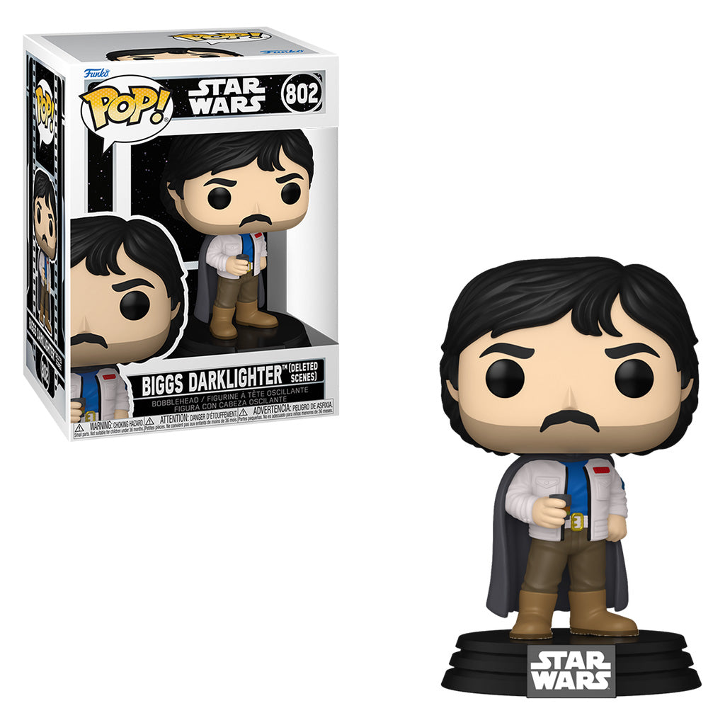 FUNKO POP STAR WARS - DELETED SCENES - BIGGS DARKLIGHTER 802