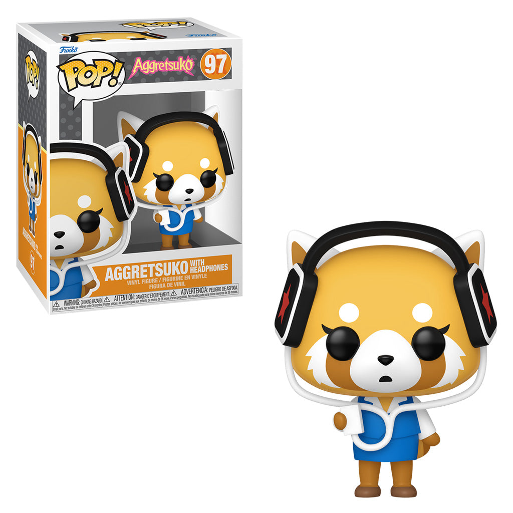 FUNKO POP AGGRETSUKO AGGRETSUKO W/HEADPHONES 97