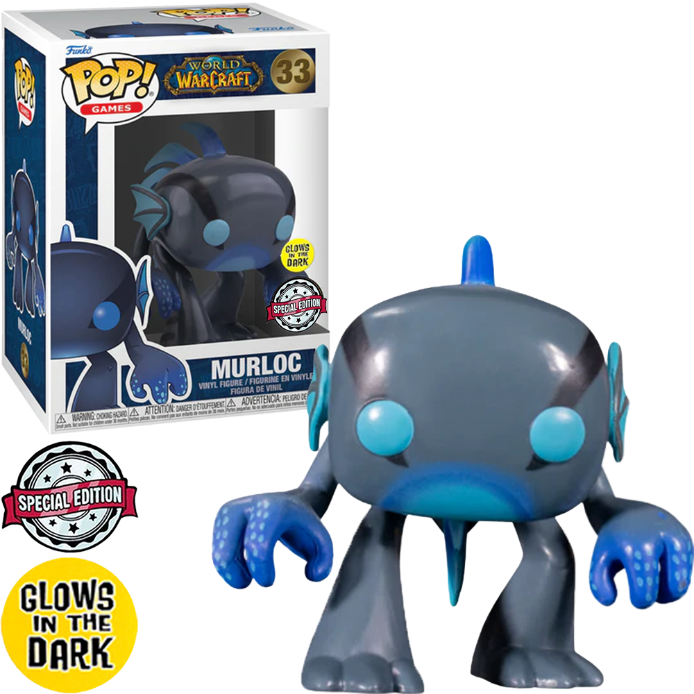 FUNKO POP WORLD WARCRAFT MURLOC GLOW *EX* 33