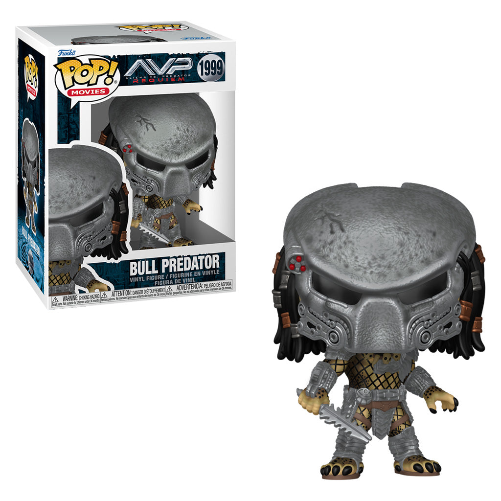 FUNKO POP MOVIES ALIEN VS. PREDATOR REQUIEM - BULL PREDATOR 1999