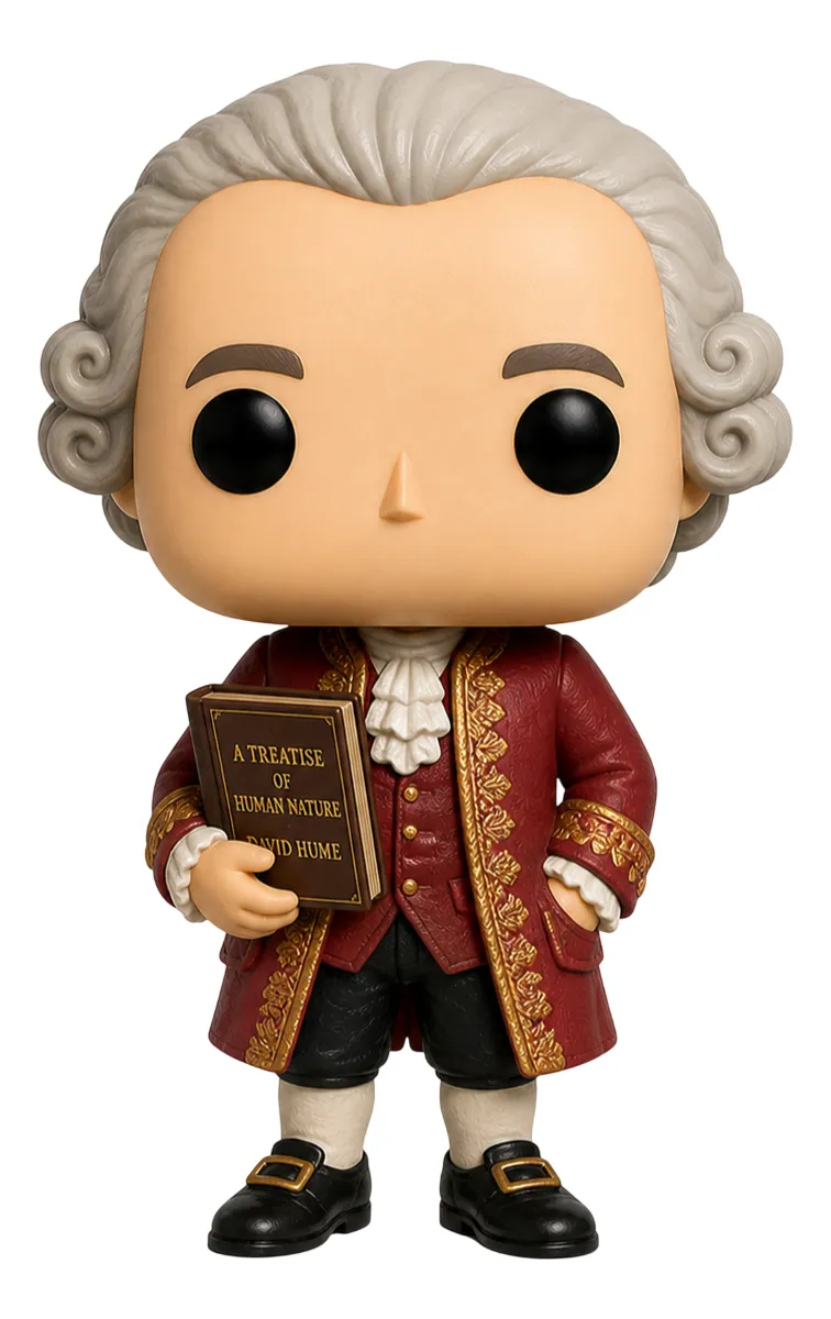 David Hume Personalizado em 3D Estilo Pop