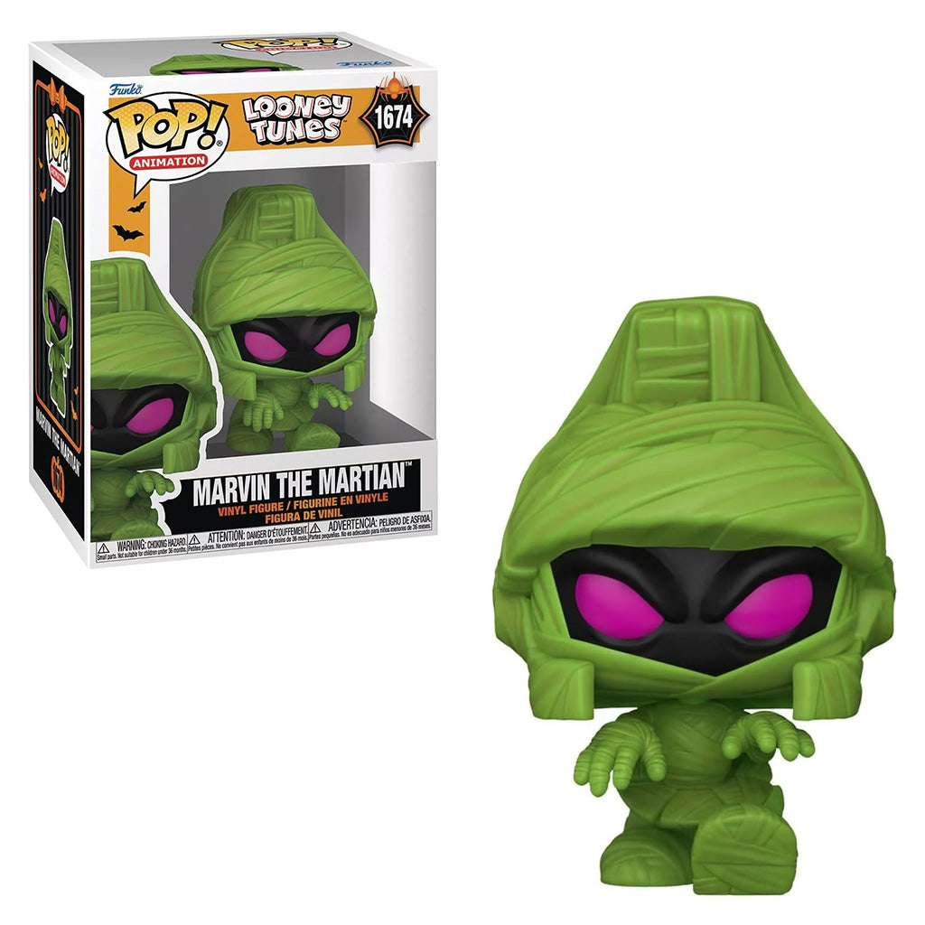 FUNKO POP LOONEY TUNES HALLOWEEN MARVIN THE MARTIAN MUMMY 1674