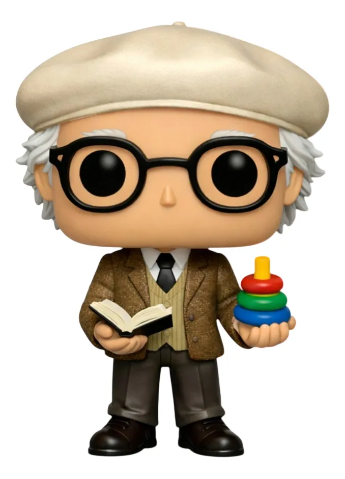 Jean Piaget Personalizado em 3D Estilo Pop