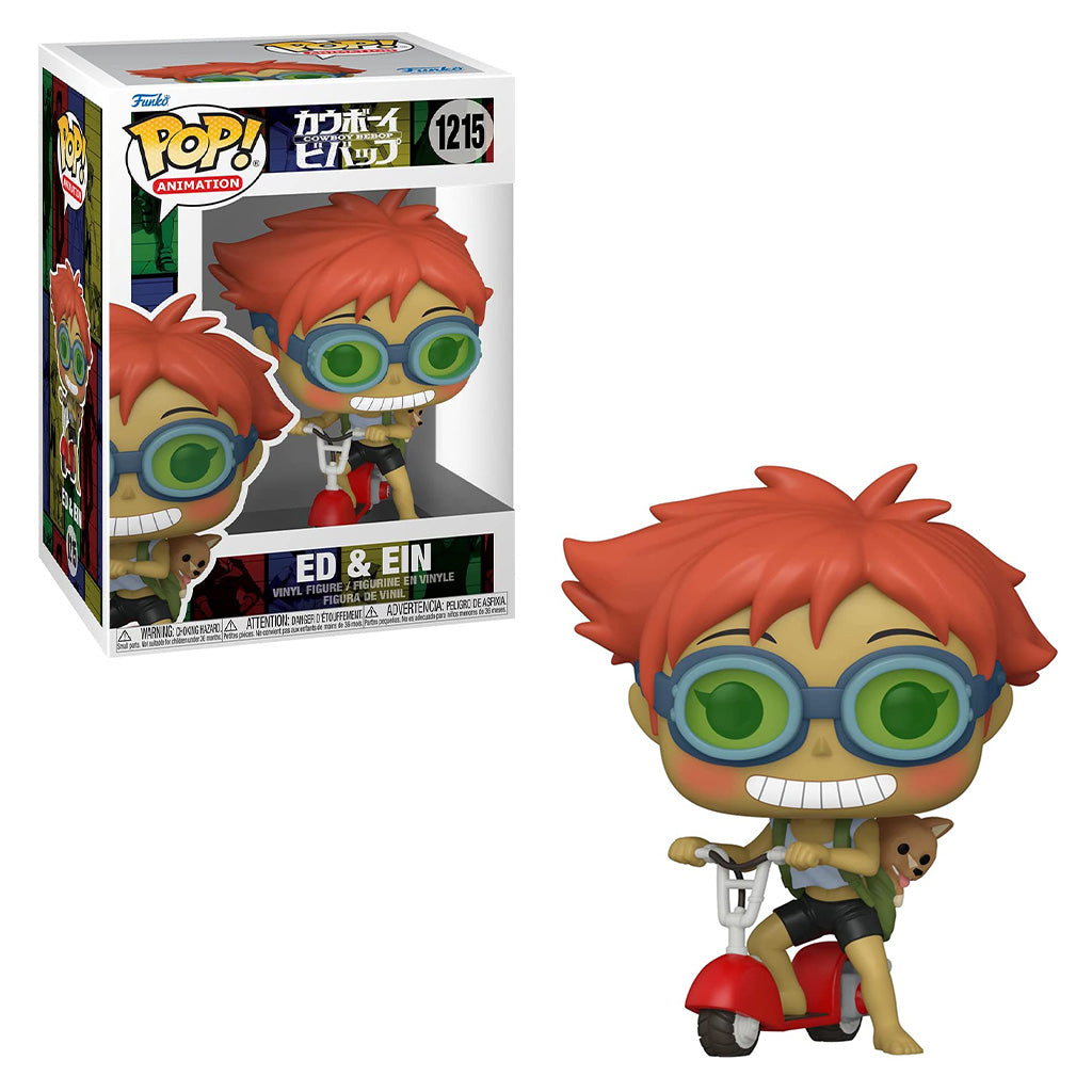 FUNKO POP COWBOY BEBOP EDWARD ON SCOOTER W/EIN 1215