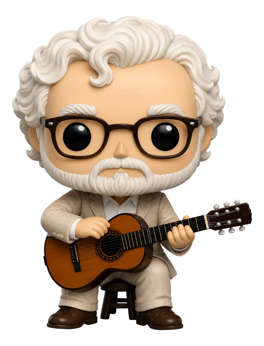 Renato Teixeira Personalizado em 3D Estilo Pop