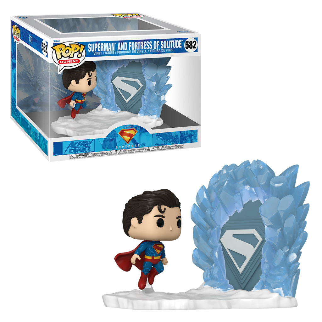 FUNKO POP HEROES DC SUPERMAN 2025 *MOMENT* SUPERMAN AND FORTRESS 582