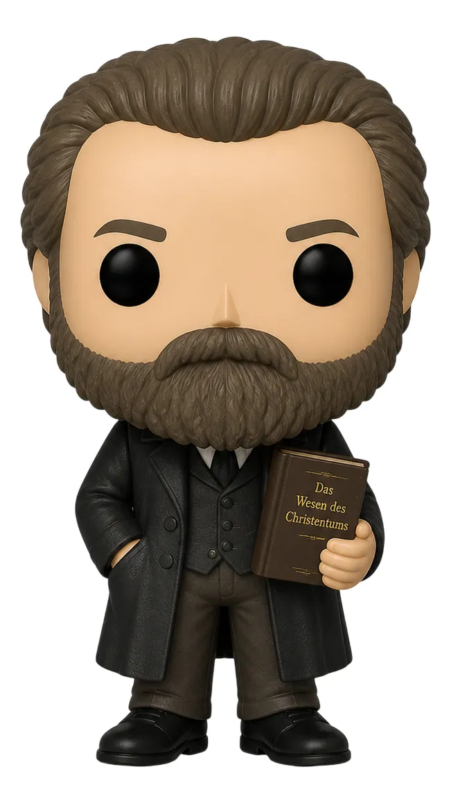 Ludwig Feuerbach Personalizado em 3D Estilo Pop