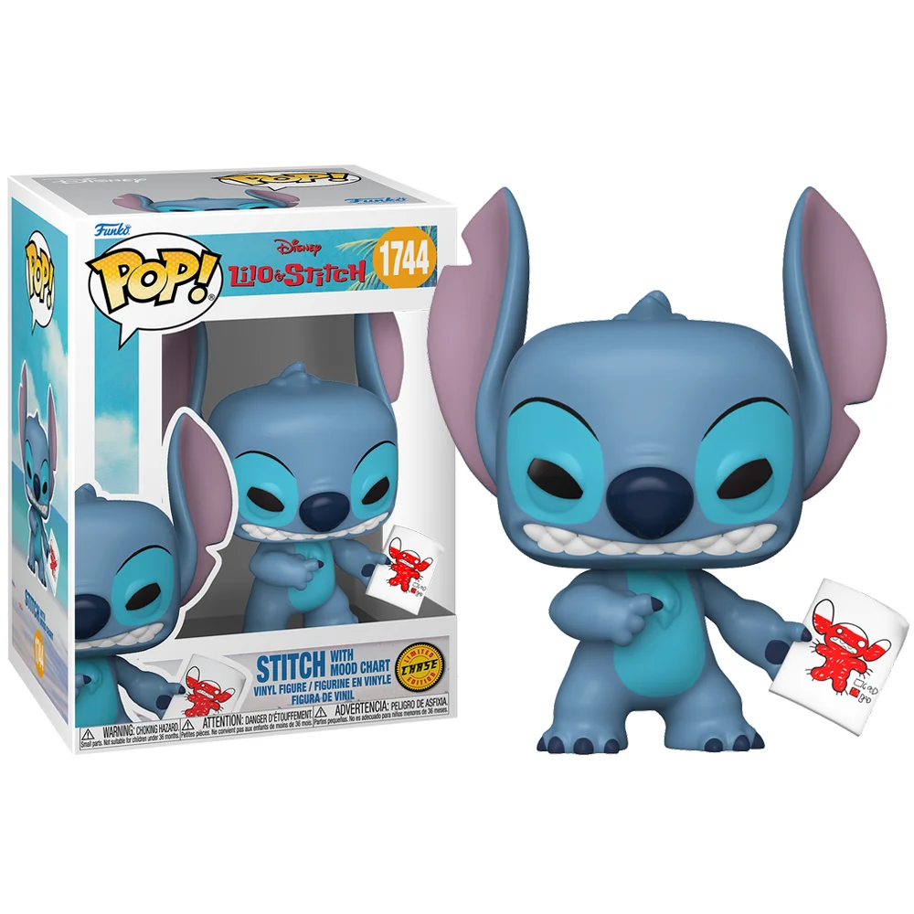 FUNKO POP CHASE DISNEY LILO & STITCH - STITCH WITH MOOD CHART 1744