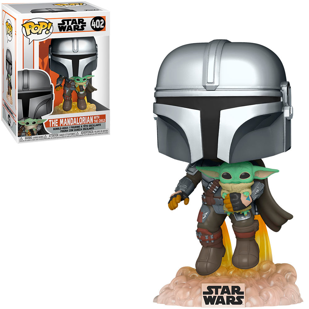 FUNKO POP STAR WARS THE MANDALORIAN - MANDALORIAN WITH THE CHILD 402