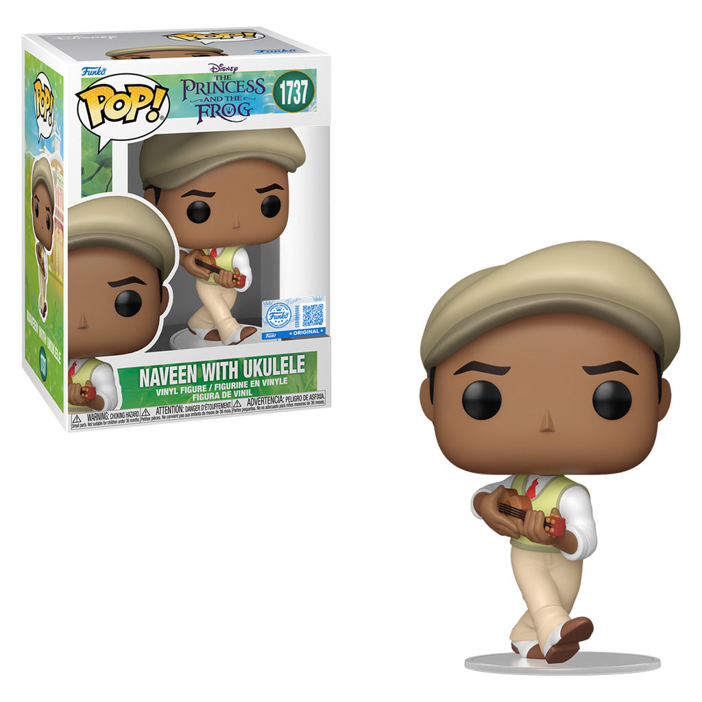 FUNKO POP DISNEY THE PRINCESS AND THE FROG EXCLUSIVE - NAVEEN WITH UKELELE 1737