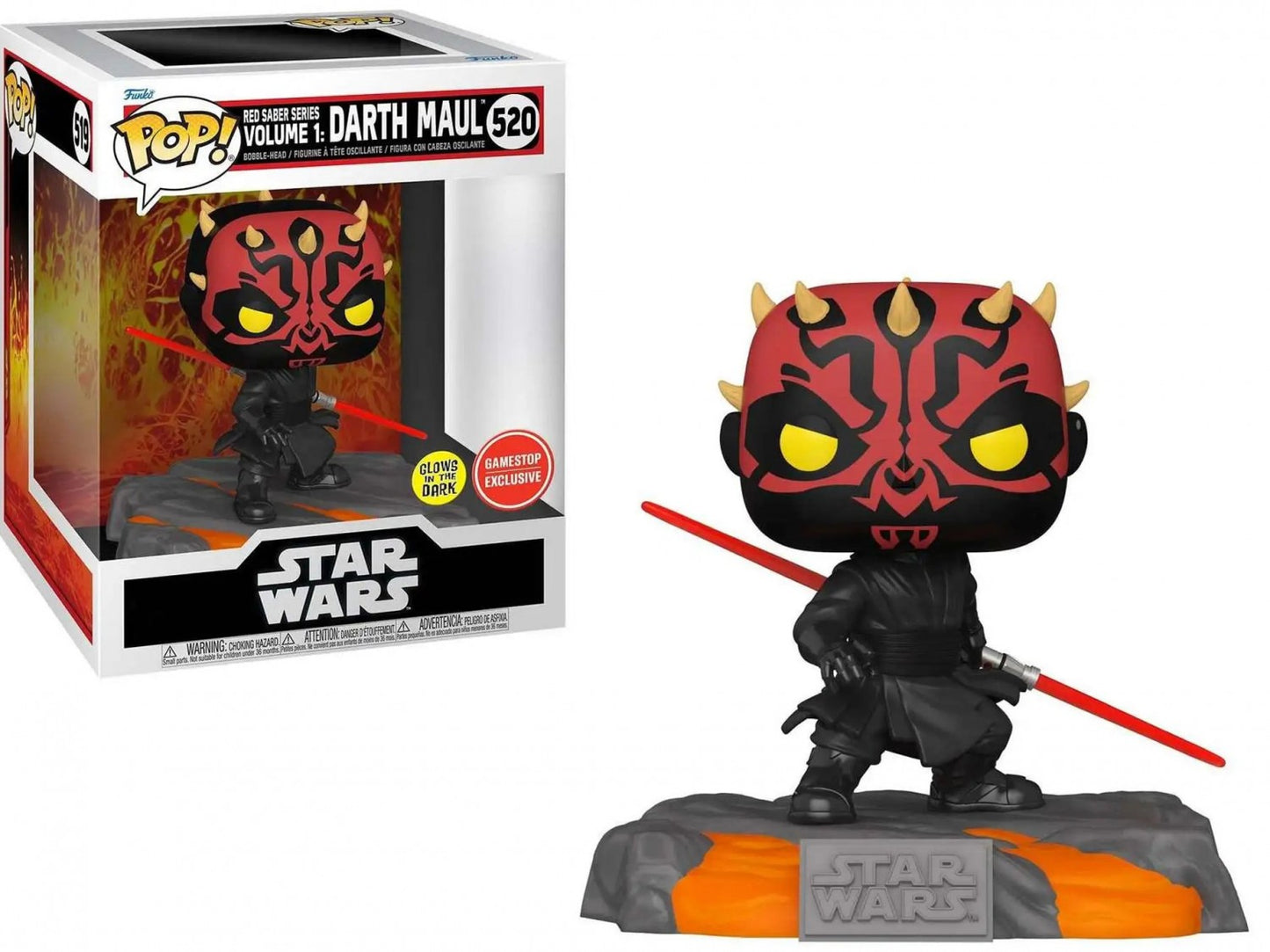FUNKO POP STAR WARS RED SABER - DARTH MAUL 520