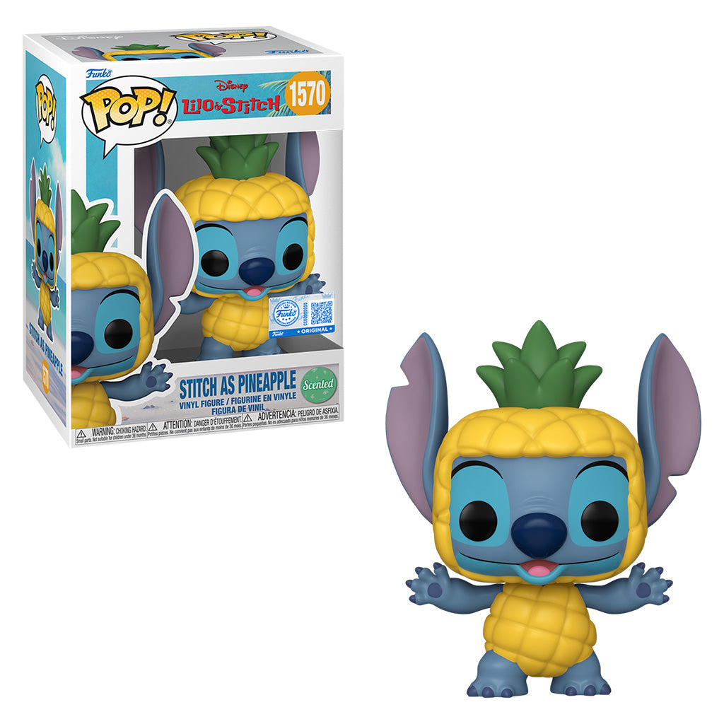 FUNKO POP DISNEY LILO STITCH-STITCH AS PINEAPPLE *EX* 1570