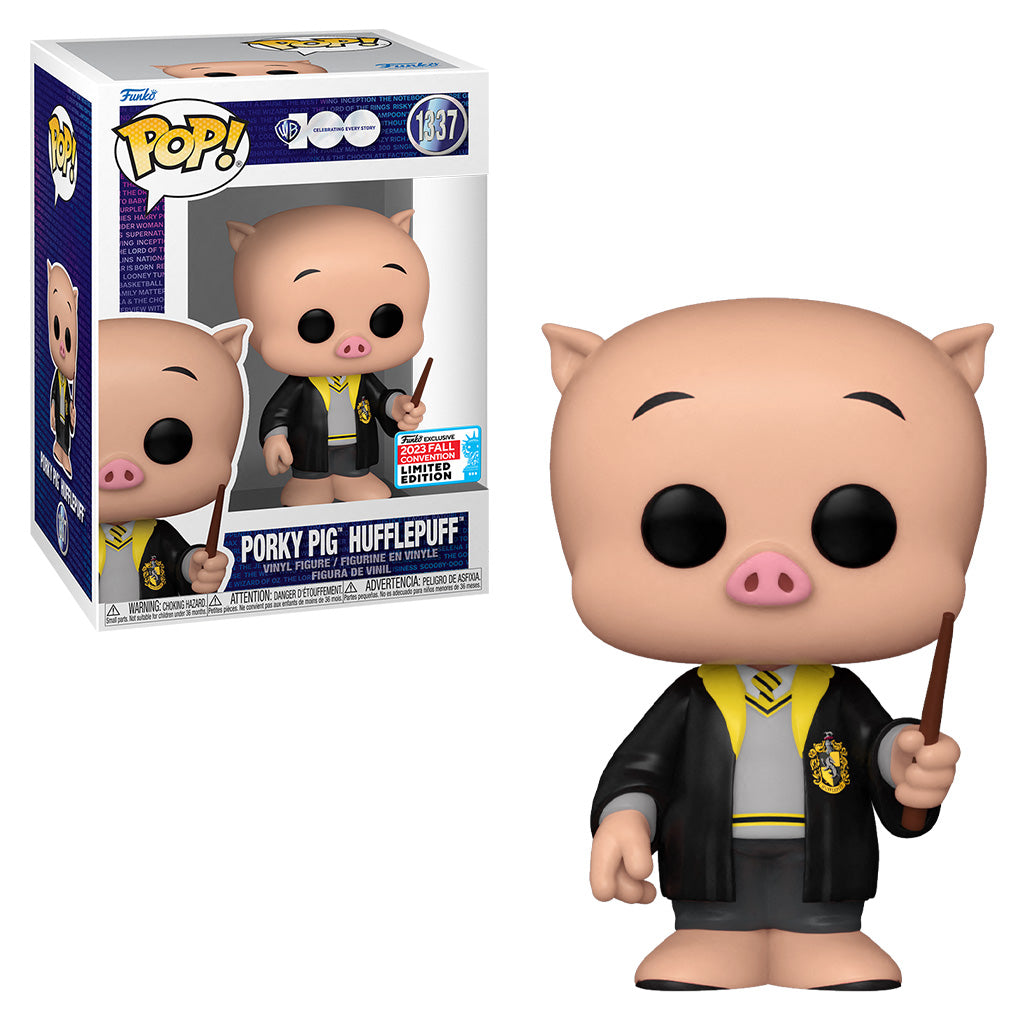FUNKO POP WB 100TH PORKY PIG HUFFLEPUFF *NYCC 2023* 1337