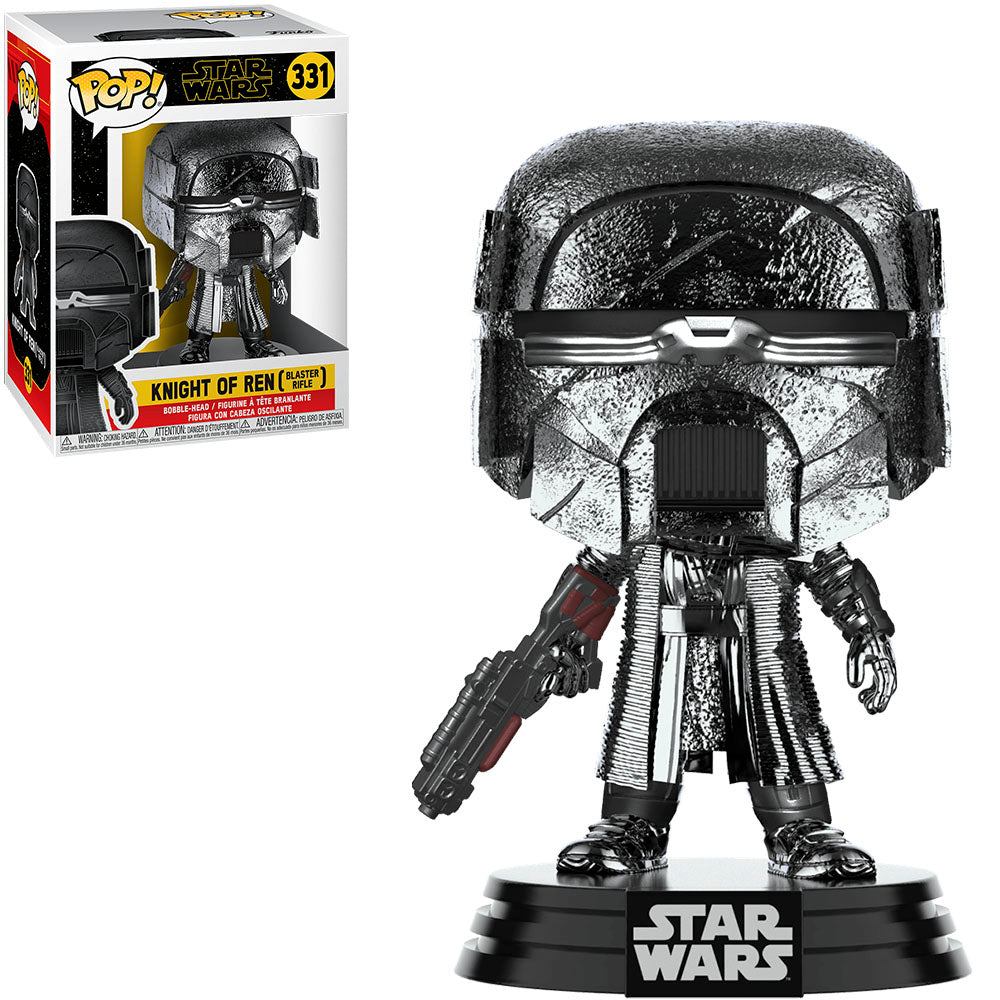 FUNKO POP STAR WARS: RISE OF SKYWALKER - KNIGHT OF REN (BLASTER RIFLE) CHROME 331