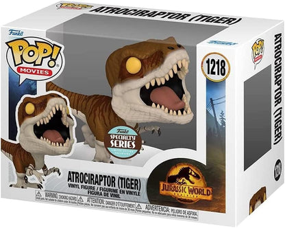 FUNKO POP JURASSIC WORLD DOMINION ATROCIRAPTOR TIGER *EX* 1218