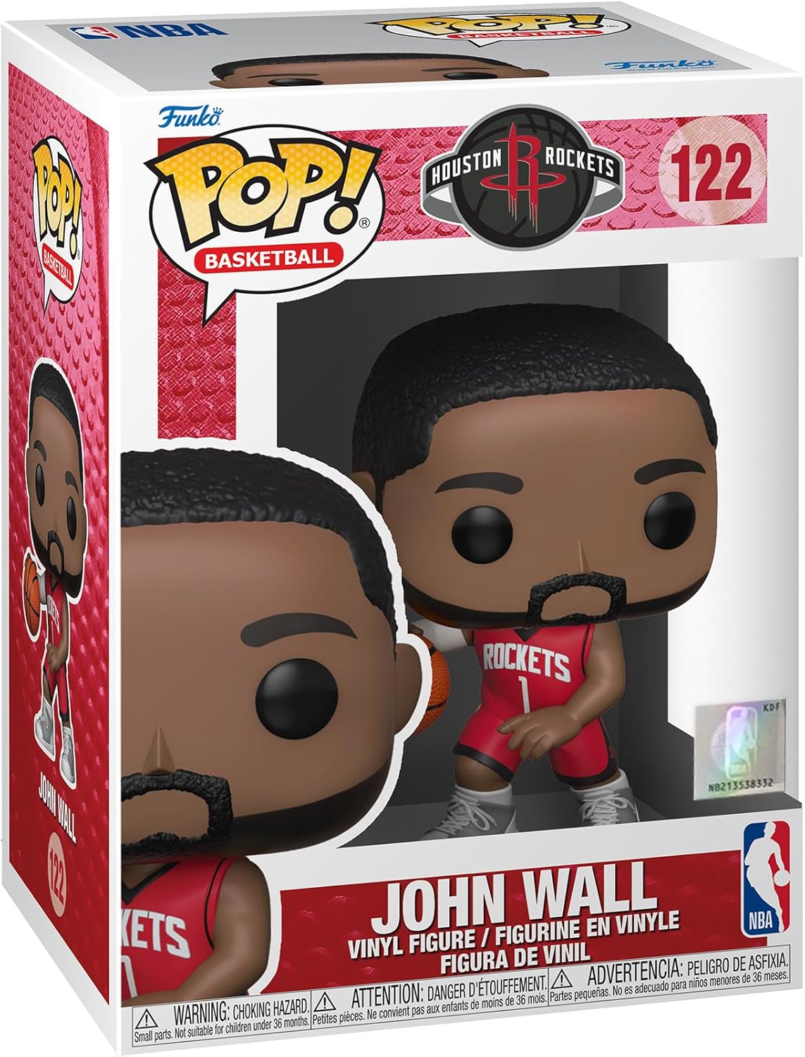FUNKO POP BASKETBALL NBA HOUSTON ROCKETS - JOHN WALL 122