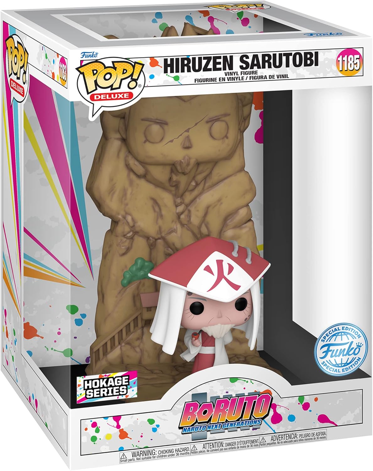 FUNKO POP DELUXE ANIMATION BORUTO: NARUTO NEXT GENERATIONS EXCLUSIVE - HIRUZEN SARUTOBI 1185