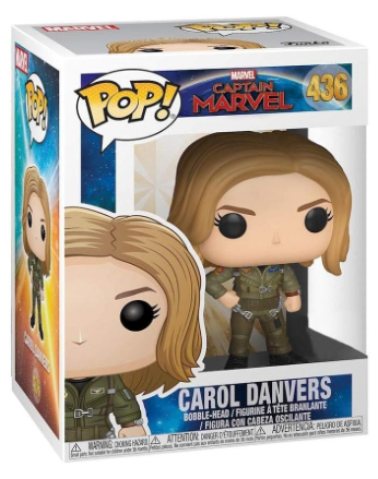 FUNKO POP MARVEL CAPTAIN MARVEL CAROL DANVERS *EX* 436