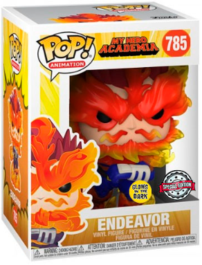 FUNKO POP MY HERO ACADEMIA S4 ENDEAVOR GLOW *EX* 785