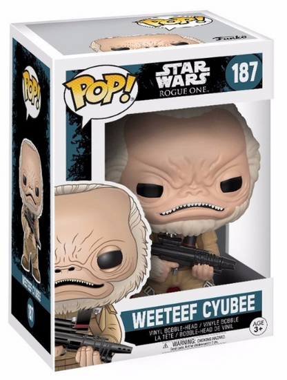 FUNKO POP STAR WARS ROGUE WEETEEF CYUBBE 187
