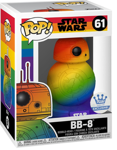 FUNKO POP STAR WARS PRIDE EXCLUSIVE - BB-8 61