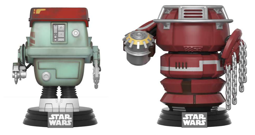 BONECO FUNKO - POP STAR WARS SOLO FIGHTING DROIDS 2PACK