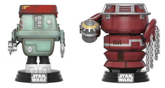BONECO FUNKO - POP STAR WARS SOLO FIGHTING DROIDS 2PACK