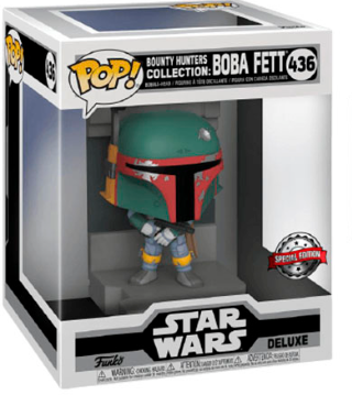 FUNKO POP STAR WARS EXCLUSIVE - BOUNTY HUNTERS COLLECTION: BOBA FETT 436 (DELUXE)