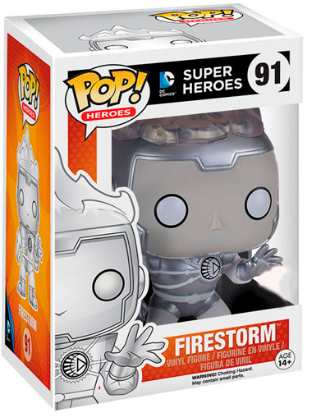 FUNKO POP HEROES DC SUPER HEROES EXCLUSIVE - WHITE LANTERN FIRESTORM 91