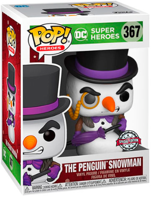 FUNKO POP DC SUPER HEROES EXCLUSIVE - THE PENGUIN SNOWMAN 367