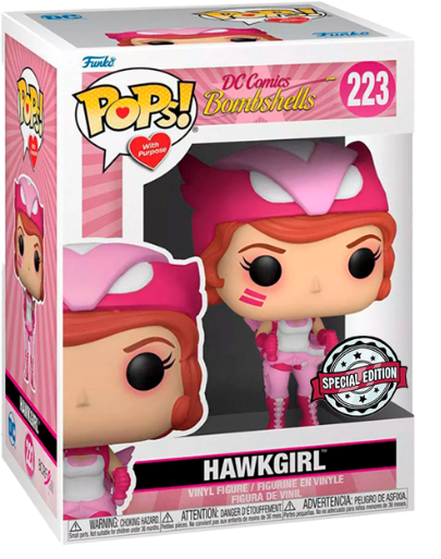 FUNKO POP DC COMICS BOMBSHELL BREAST AWARENESS EXCLUSIVE - HAWKGIRL 223